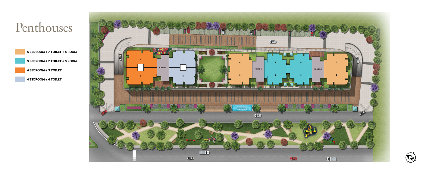 Express One Vasundhara Ghaziabad | 4 & 5 BHK Luxury Duplex Penthouses